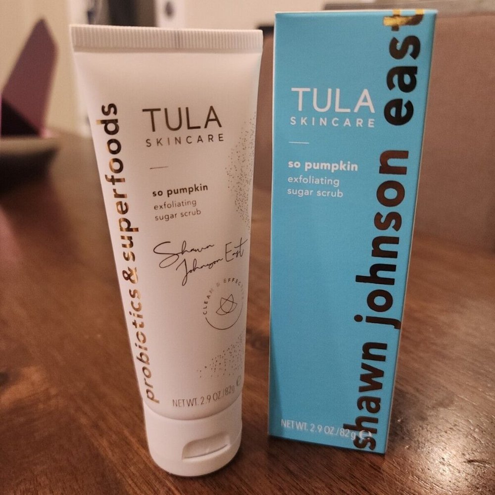 TULA SKINCARE, * so pumpkin* exfoliating sugar scrub 2.9 oz *NIB*